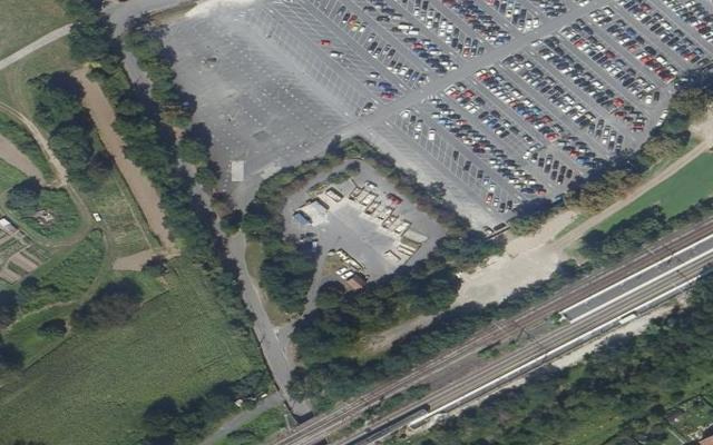 Vue aérienne — Déchetterie de Vigneux-sur-Seine