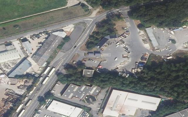 Vue aérienne — Déchetterie de Bessancourt