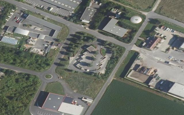 Vue aérienne — Déchetterie d'Ecuelles