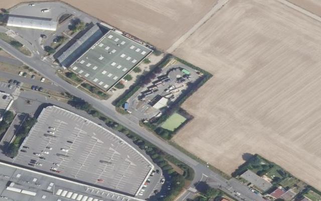 Vue aérienne — Déchetterie d'Osny