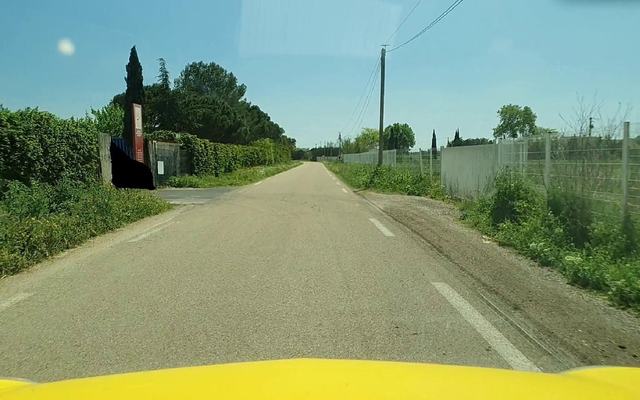 Vue depuis la rue — Déchetterie Le Cailar