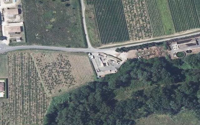 Vue aérienne — Déchetterie de Laudun