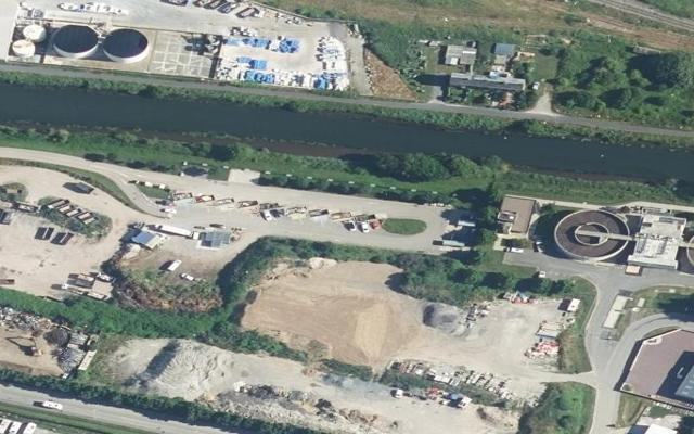 Vue aérienne — Déchetterie du Tréport