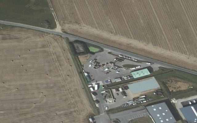 Vue aérienne — Déchetterie Yerville
