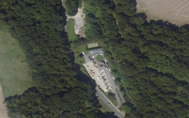 Vue aérienne — Déchetterie de Jouy-sur-Morin