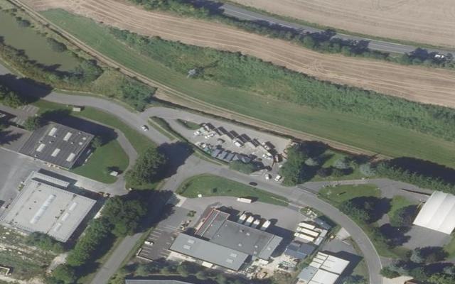 Vue aérienne — Déchetterie d'Ocquerre