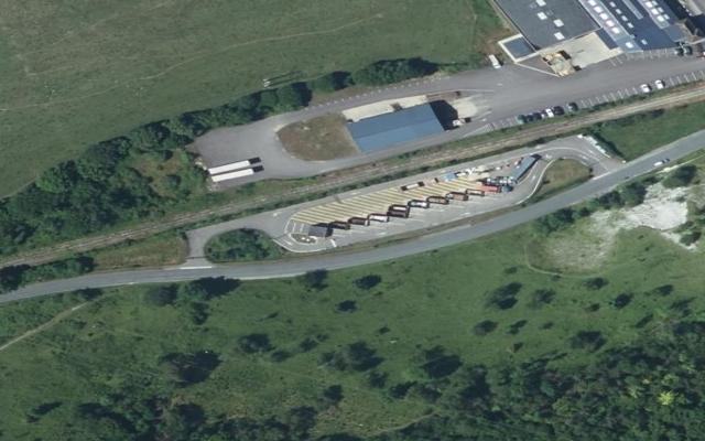 Vue aérienne — Déchetterie Romilly-sur-Andelle