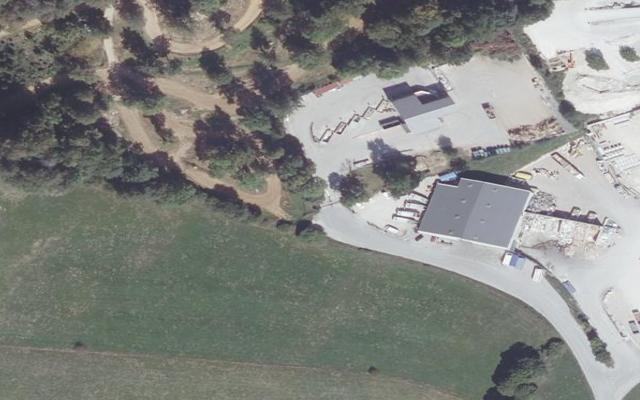 Vue aérienne — Déchetterie des Fins