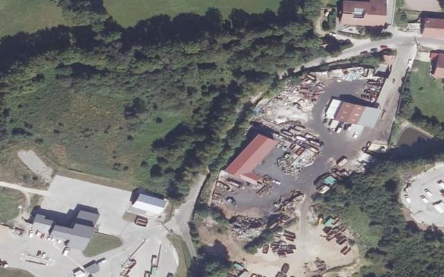 Vue aérienne — Déchetterie de Maîche