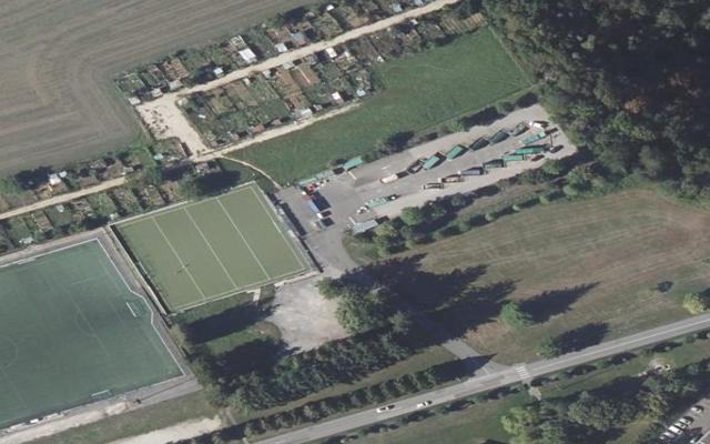 Vue aérienne — Déchetterie de la Chiffogne-Montbéliard
