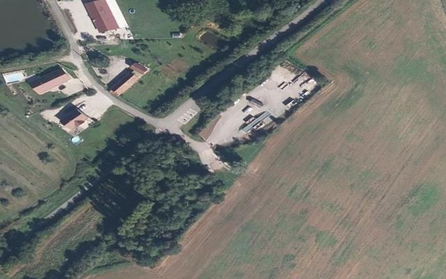 Vue aérienne — Déchetterie de Chaumergy