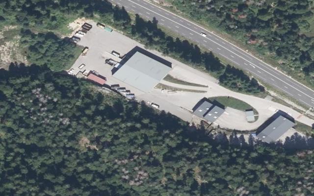 Vue aérienne — Déchetterie de la Savine