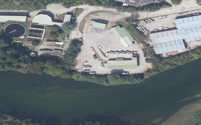 Vue aérienne — Déchetterie de Saint-Claude