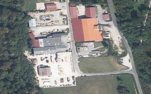 Vue aérienne — Déchetterie de Saint-Julien