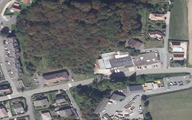 Vue aérienne — Déchetterie de Fêche-l'Église
