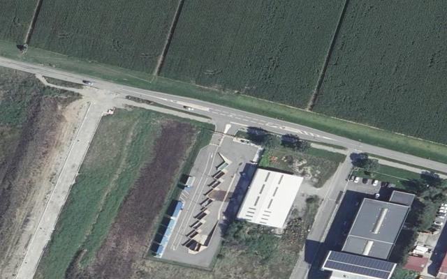 Vue aérienne — Déchetterie d'Oberhergheim