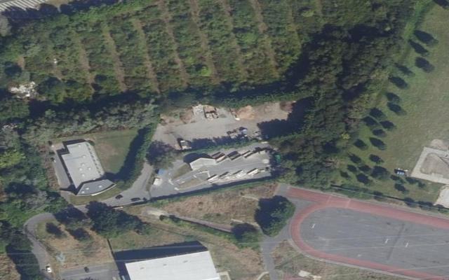 Vue aérienne — Déchetterie de Cergy le Haut
