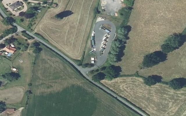 Vue aérienne — Déchetterie de Saint-Gérand-le-Puy