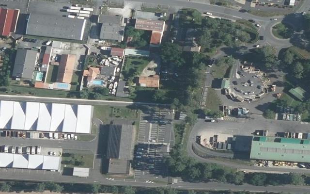 Vue aérienne — Déchetterie de la Teste