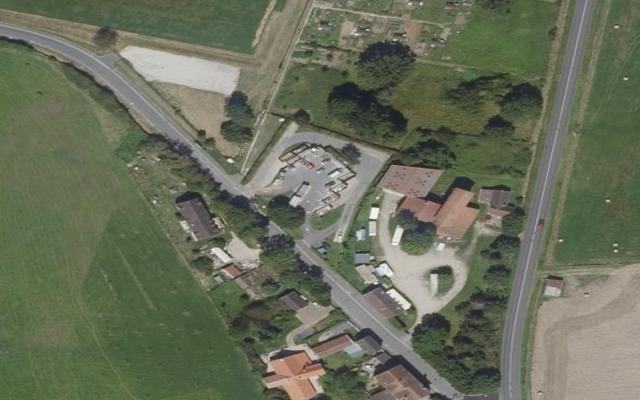 Vue aérienne — Déchetterie de Nanteuil-lès-Meaux