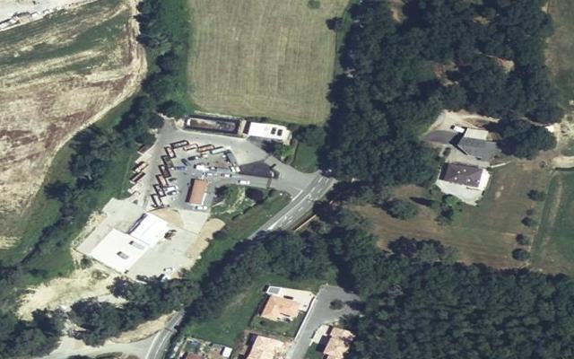 Vue aérienne — Déchetterie de Fronton