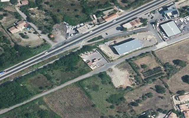 Vue aérienne — Déchetterie de Bouzigues