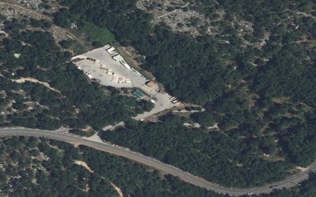 Vue aérienne — Déchetterie de Saint-Vallier-de-Thiey
