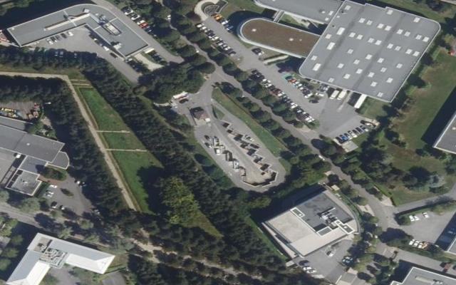 Vue aérienne — Déchetterie de Guyancourt