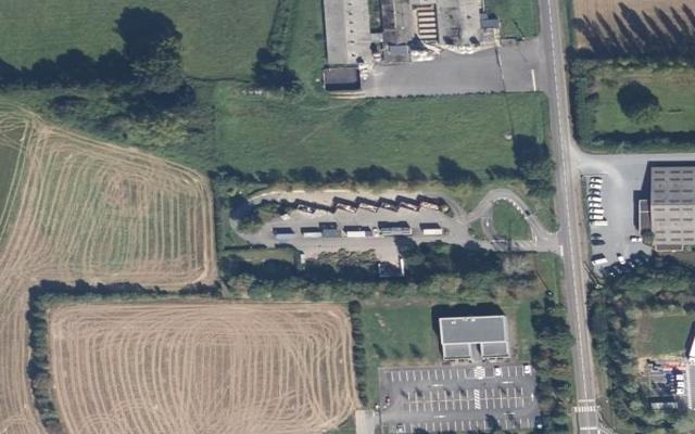 Vue aérienne — Déchetterie de Châtillon-en-Vendelais
