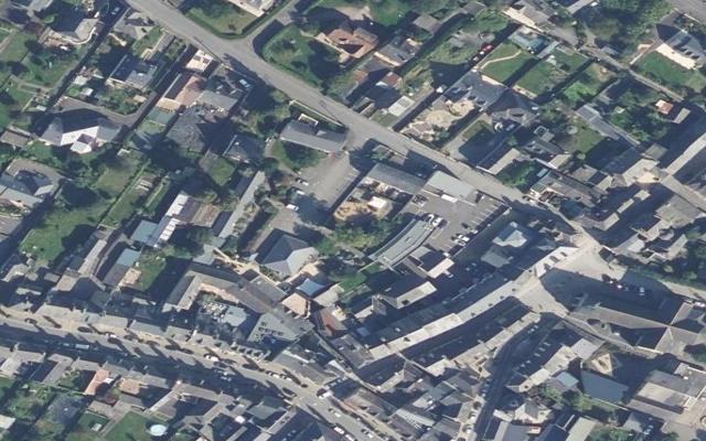 Vue aérienne — Déchetterie de Maen Roch