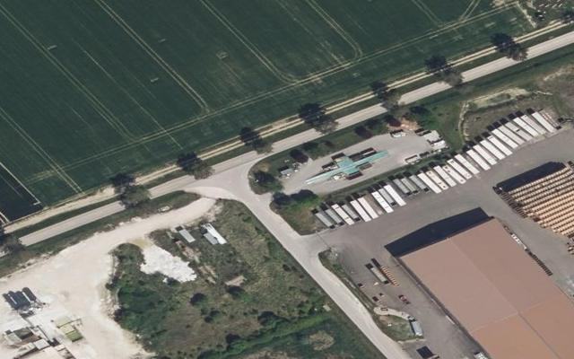 Vue aérienne — Déchetterie de Méry-sur-Seine