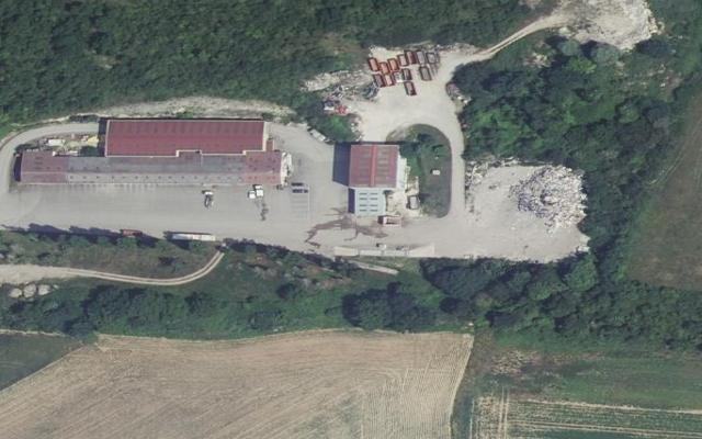 Vue aérienne — Déchetterie de Bar-sur-Aube