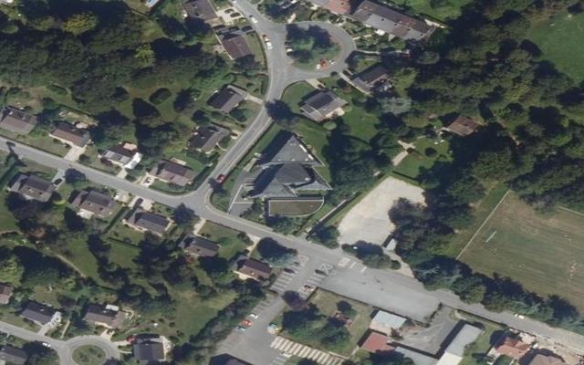 Vue aérienne — Déchetterie du Mesnil Saint Denis