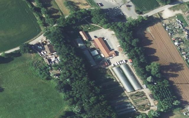 Vue aérienne — Déchetterie Sciez