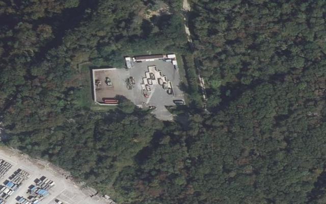 Vue aérienne — Déchetterie de Thoraise