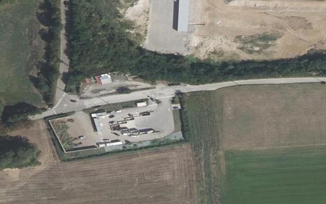 Vue aérienne — Déchetterie de Saint-Vit