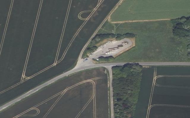 Vue aérienne — Déchetterie de La Selle-sur-le-Bied