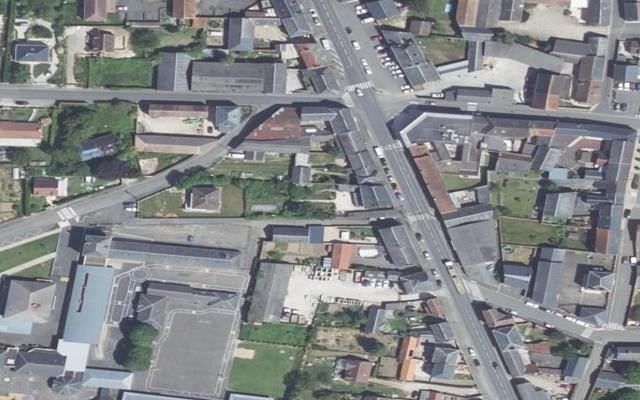 Vue aérienne — Déchetterie de Sermaises