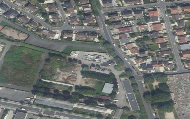 Vue aérienne — Déchetterie de Bondy