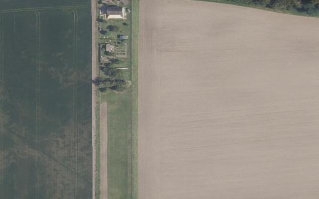 Vue aérienne — Déchetterie de Dordives