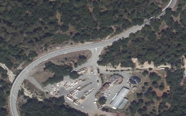 Vue aérienne — Déchetterie Intercommunale de Tourrettes