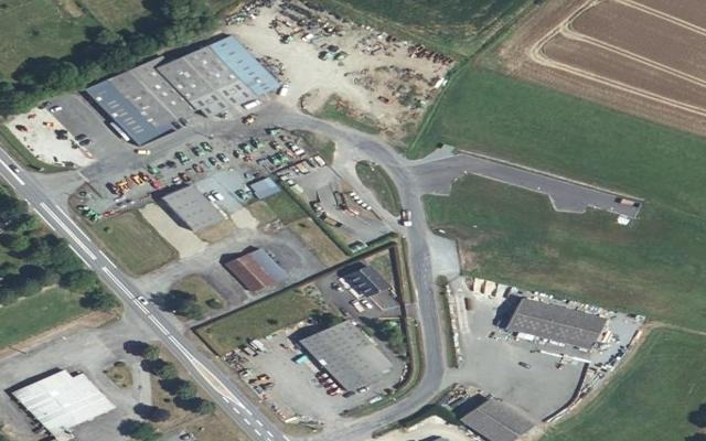 Vue aérienne — Déchetterie de Ceaucé