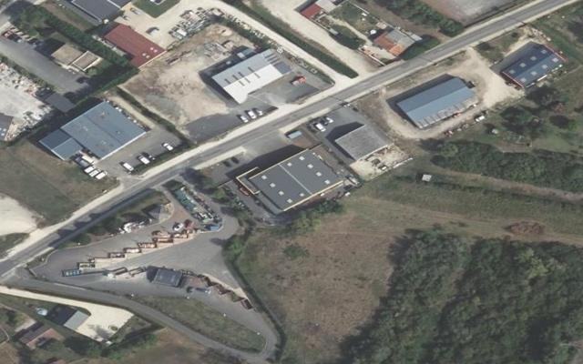 Vue aérienne — Déchetterie de Mehun-sur-Yèvre