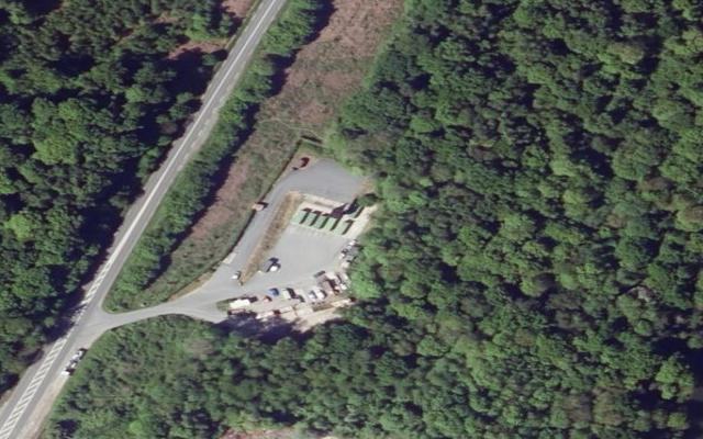 Vue aérienne — Déchetterie de Revin
