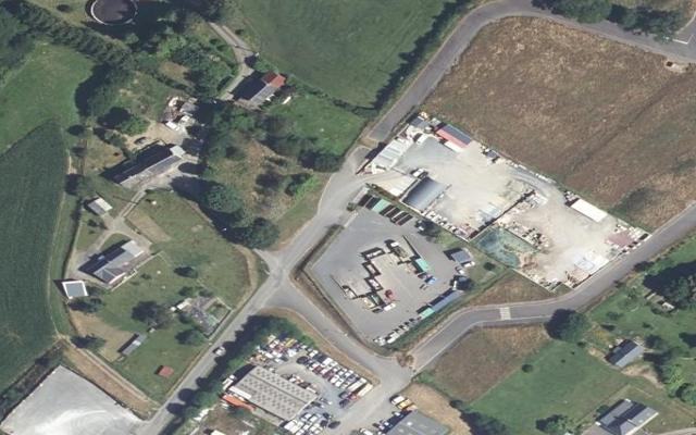 Vue aérienne — Déchetterie de Tinchebray