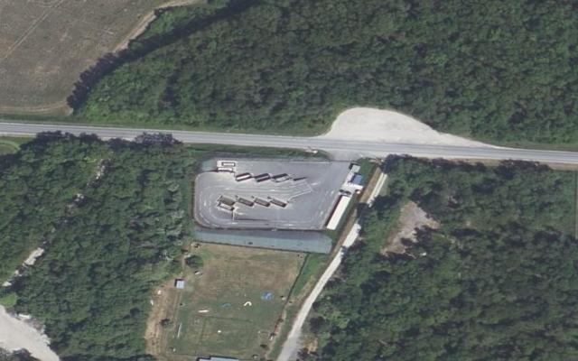 Vue aérienne — Déchetterie de Malesherbes