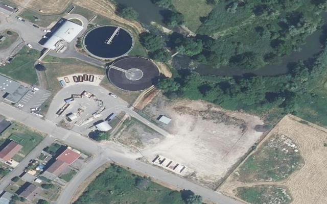Vue aérienne — Déchetterie de Mirecourt
