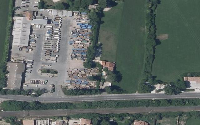 Vue aérienne — Déchetterie d'Avignon Montfavet