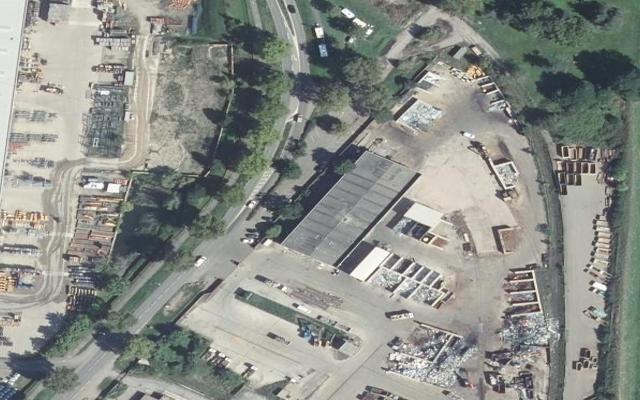 Vue aérienne — Déchetterie de Colmar (Ladhof)