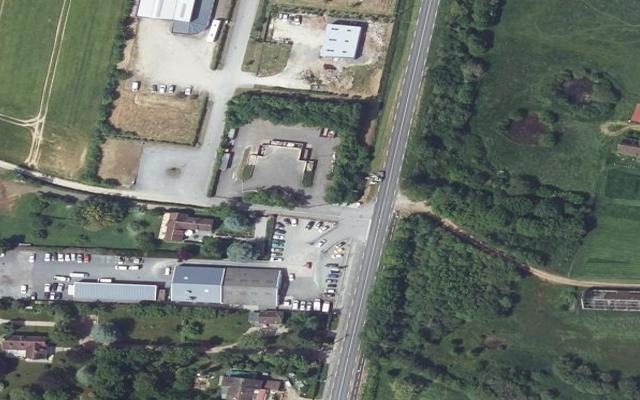 Vue aérienne — Déchetterie de Lamblore